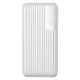 S-Link Powerbank - G201 20000mAh (2xUSB, Micro usb, led, fehér)