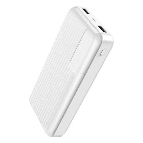 S-Link Powerbank - G201 20000mAh (2xUSB, Micro usb, led, fehér)