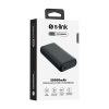 S-Link Powerbank - P201 20000mAh (2xUSB, Micro usb, Type-C, led, fekete)