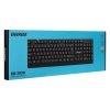 Everest Billentyűzet - KB-2030 (N-key, USB, fekete, magyar)