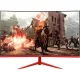Rampage Monitor 24" - BLAZE BL24R165C  (VA, 165Hz, 1ms, 16:9, 1920x1080, 200cd/m2, HDMI, DP, fekete, FreeSync, ívelt)