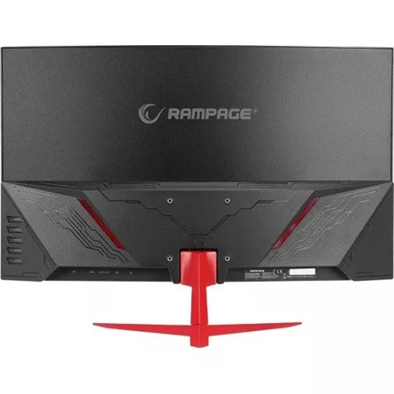 Rampage Monitor 24" - BLAZE BL24R165C  (VA, 165Hz, 1ms, 16:9, 1920x1080, 200cd/m2, HDMI, DP, fekete, FreeSync, ívelt)