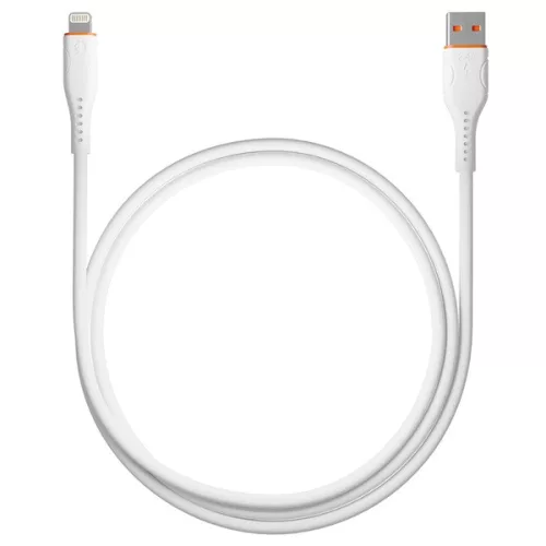 S-Link kábel - SL-X207E (2A, 12W, Gyorstöltés, Lightning, adat+töltőkábel, fehér)