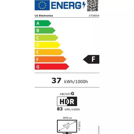 LG 37G800A-B UltraGear 36.5" ívelt VA LED gaming monitor fekete 165Hz FreeSync Premium Pro