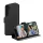 PANZERGLASS Samsung A16 5G PANZERGLASS CARE WALLET tok álló, bőr hatású FLIP, kameravédő, FEKETE