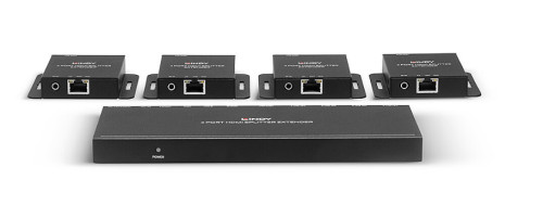 Lindy 70m Cat.6 4 Port HDMI & IR Splitter Extender