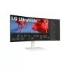 LG MON LG 144Hz Ívelt IPS monitor 37,5" 38BR85QC-W, 3840x1600, 21:9, 450cd/m2,1ms, DisplayPort/2xHDMI/USB-C, áll.mag.