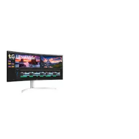   LG Monitor 38" - 38WN95CP-W (IPS; Ívelt; 21:9; QHD+ 3840x1600; 1ms; 144Hz; 450cd; HDMI; DP; TB; USB; Spk; HDR600; GSync)