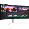 LG 38WN95CP-W 37.5" ívelt NanoCell IPS LED gaming monitor fehér-ezüst 144Hz G-Sync / FreeSync Premium Pro