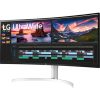 LG 38WN95CP-W 37.5" ívelt NanoCell IPS LED gaming monitor fehér-ezüst 144Hz G-Sync / FreeSync Premium Pro