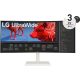 LG 38WR85QC-W 37.5" NanoCell IPS LED monitor fehér 144Hz G-Sync / FreeSync Premium Pro