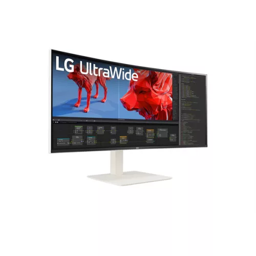 LG MON LG ívelt 144Hz monitor 38" 38WR85QC,3840x1600,21:9,450cd/m2,1ms,HDMIx2/Displayport/USBx4/USB-C/RJ45