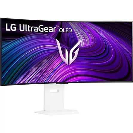 LG UltraGear 39GX90SA 38.5" ívelt OLED smart gaming monitor fehér 240Hz G-Sync / FreeSync Premium