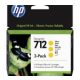 HP 3ED79A Patron 3Pack Yellow 29ml No.712 (Eredeti)