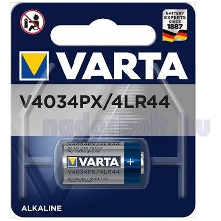 Varta V4034PX (4LR44) 6V alkáli fotó- és kalkulátorelem 1 db/bliszter