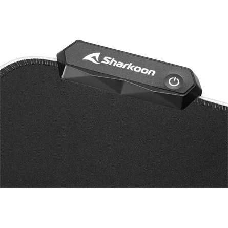 Sharkoon Egérpad - 1337 Gaming Mat RGB V2 900 (900 x 425 x 3 mm, RGB LED, lecsatlakoztatható USB kábel, fekete)