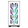 Sharkoon Számítógépház - CA300T White (fehér; ablakos; alsó táp; EATX; 7x120mm LED; 2xUSB2.0; 1xUSB3.2; I/O)