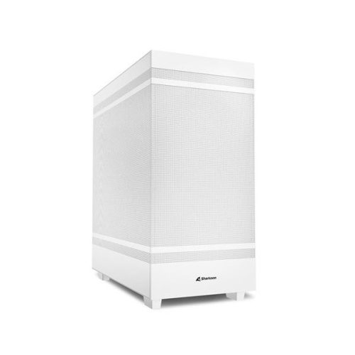 Sharkoon Számítógépház - Rebel C50 White (fehér; 2x120 mm ventilátor, 2xUSB3.0; 1xUSB 3.2; I/O)