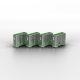 LINDY USB Port Locks 4xGreen+Key