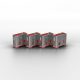LINDY 10 USB Port Locks PINK no Key