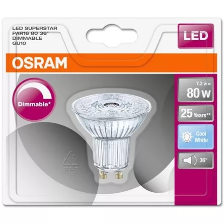 Osram Superstar 575lm természetes-fehér GU10 spotlight LED fényforrás