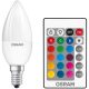 Osram Star+ 470lm RGBW E14 gyertya LED fényforrás