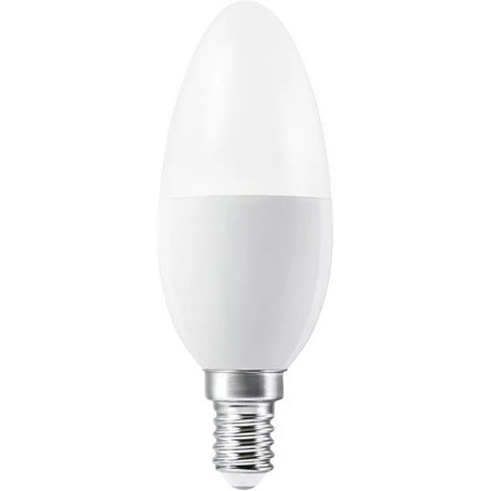 Osram Ledvance Smart+ Wifi vezérlésű 5W állítható színhőmérsékletű E14 dimmelhető gyertya LED fényforrás