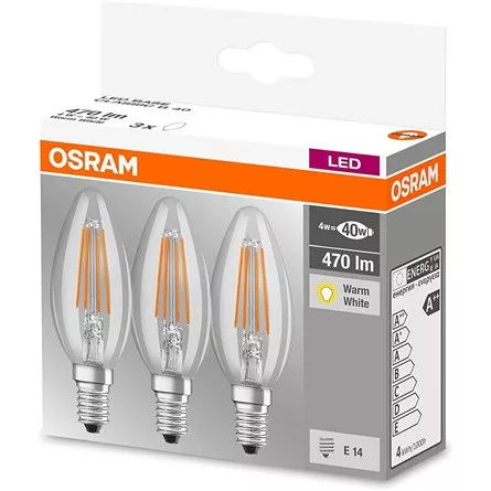 Osram Base 3DB Filament E14 LED fényforrás