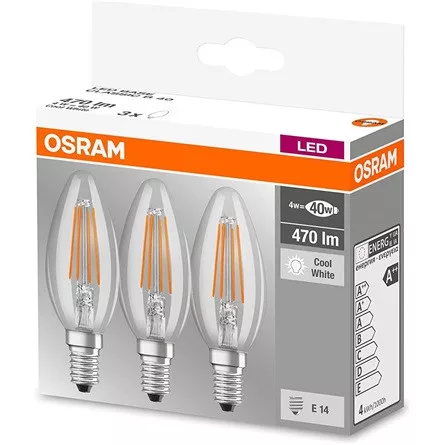 Osram Base 3DB Filament E14 LED fényforrás