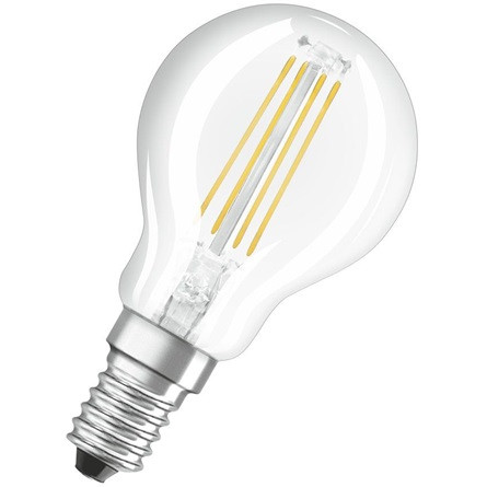 Osram Base átlátszó üveg búra/4W/470lm/4000K/E14 LED kisgömb izzó 3 db