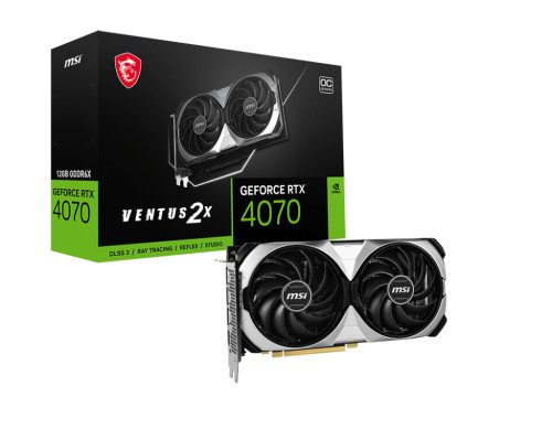 MSI GeForce RTX 4070 VENTUS 2X E 12G OC videokártya