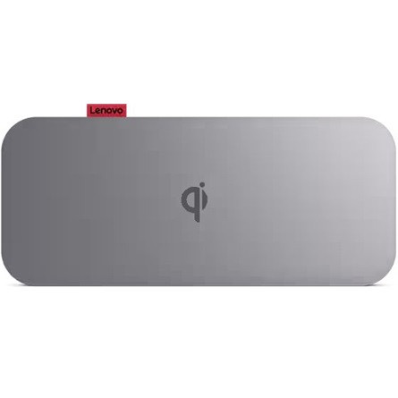 Lenovo Go Wireless 10000mAh powerbank szürke (Qi)