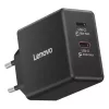 LENOVO-COM LENOVO AC Adapter - Dual USB-C 65W GaN Charger Black - EU