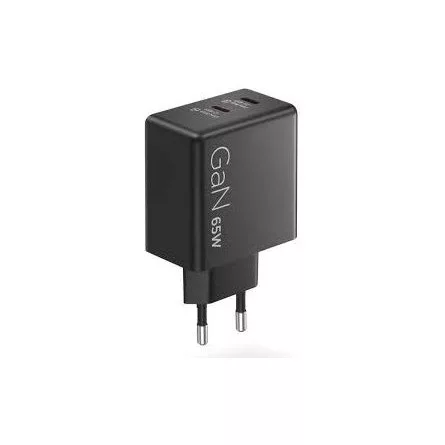 LENOVO-COM LENOVO AC Adapter - Dual USB-C 65W GaN Charger Black - EU