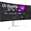 LG 40WP95CP-W UltraWide 39.7" ívelt NanoCell IPS LED monitor fehér-ezüst 72Hz FreeSync