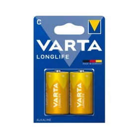   VARTA LONGLIFE tartós elem (C/baby, LR14, 1.5V, alkáli) 2db/csomag