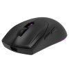 Rampage Vezeték Nélküli Egér - PROTE M5 (PAW3311, Huano 80M, 2400DPI, 400mAh, 6 gomb, RGB, Type-C, fekete)