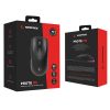 Rampage Vezeték Nélküli Egér - PROTE M5 (PAW3311, Huano 80M, 2400DPI, 400mAh, 6 gomb, RGB, Type-C, fekete)