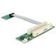 Delock ADA Delock 41355 Mini PCI Express > 2 x PCI 32Bit 5V emelő kártya flexibilis kábellel