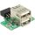 Delock USB-A Pinheader 9pin -> 2db USB-A 2.0 F/F adapter