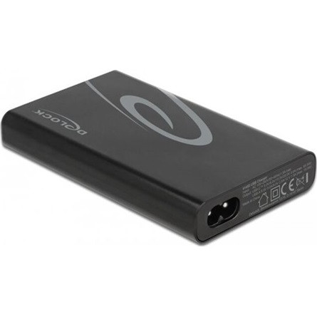 Delock USB töltő 2 db. USB Type-C  PD 3.0 + 1 db. A-típusú USB 60 W-tal