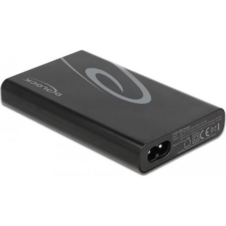 Delock USB töltő 2 db. USB Type-C  PD 3.0 + 1 db. A-típusú USB 60 W-tal