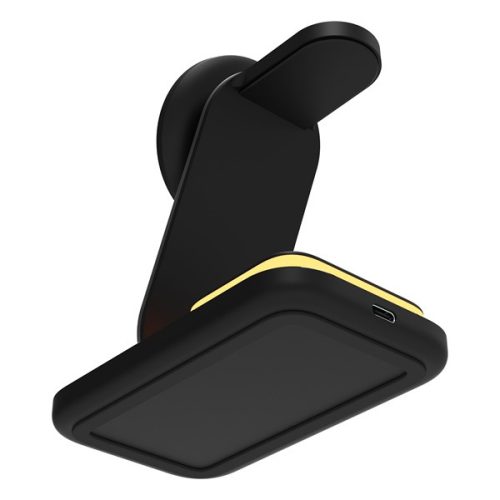 S-Link Vezeték nélküli töltő - SW-CWF117 (Magsafe Wireless charge 3 in 1, 15W, fekete)