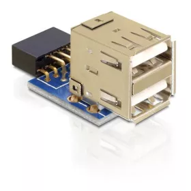  Delock ADA Delock 41825 USB pin header anya > 2 x USB 2.0 anya - felfelé