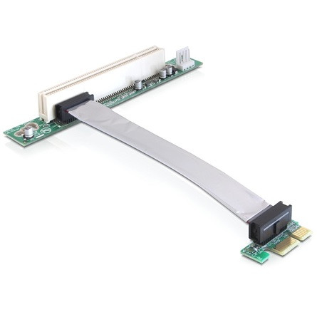 Delock ADA Delock 41857 PCI Express emelő kártya x1 > PCI 32Bit 5V flexibilis kábellel