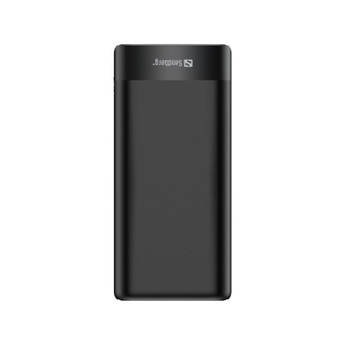Sandberg Akkubank - Powerbank 20000 PD65W+2xQC3.0 (Bemenet: USB-C, Kimenet: 2xUSB-A+USB-C)