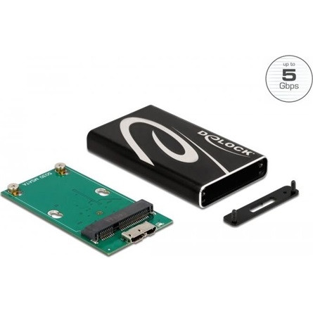 Delock Külső váz SuperSpeed USB mSATA SSD-hez