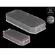 Delock külső játékház M.2 NVMe PCIe SSD-hez SuperSpeed USB 20 Gbps (USB 3.2 Gen 2x2) USB Type-C csatlakozóval és RGB LED