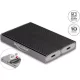 Delock USB Type-C  kettős kombinált külső ház 2 x M.2 NVMe PCIe vagy SATA SSD-hez - eszköz nélkül csatlakoztatható