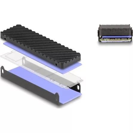 Delock USB Type-C  40 Gbps ház 1 x M.2 NVMe PCIe SSD-hez